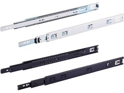 Black 40KG Load Capacity 1 Pair Steel Ball Bearing Drawer Runners 300mm Cold Rolled Steel Push to Open Drawer Runner 3-Fold Full Extension Slide Rail Black 40KG Load Capacity 1 Pair Steel Ball Bearing Drawer Runners 300mm Cold Rolled Steel Push to Open Drawer Runner 3-Fold Full Extension Slide Rail